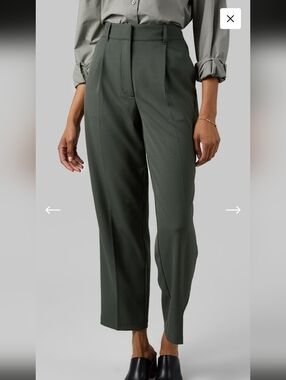 32 Degrees High-Waist Tailored Straight-Leg Pants